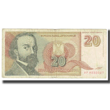Billet, Yougoslavie, 20 Novih Dinara, 1994, 1994-03-03, KM:150, TB