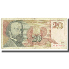 Banconote, Iugoslavia, 20 Novih Dinara, 1994, 1994-03-03, KM:150, MB