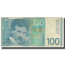 Banknote, Yugoslavia, 100 Dinara, 2000, KM:156a, VF(20-25)