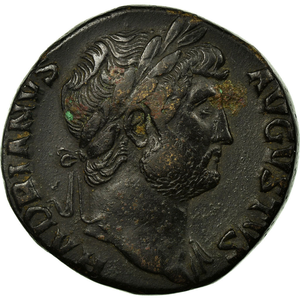 Coin, Hadrian, Sestertius, Rome, AU(50-53), Copper, Cohen:385