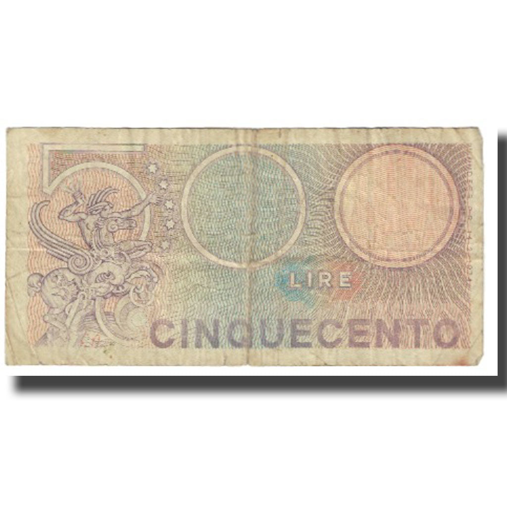 Banknote, Italy, 500 Lire, KM:95, VF(20-25)