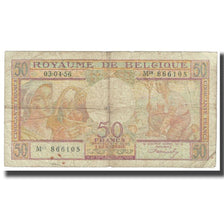 Banknote, Belgium, 50 Francs, 1956, 1956-04-03, KM:133b, VF(20-25)