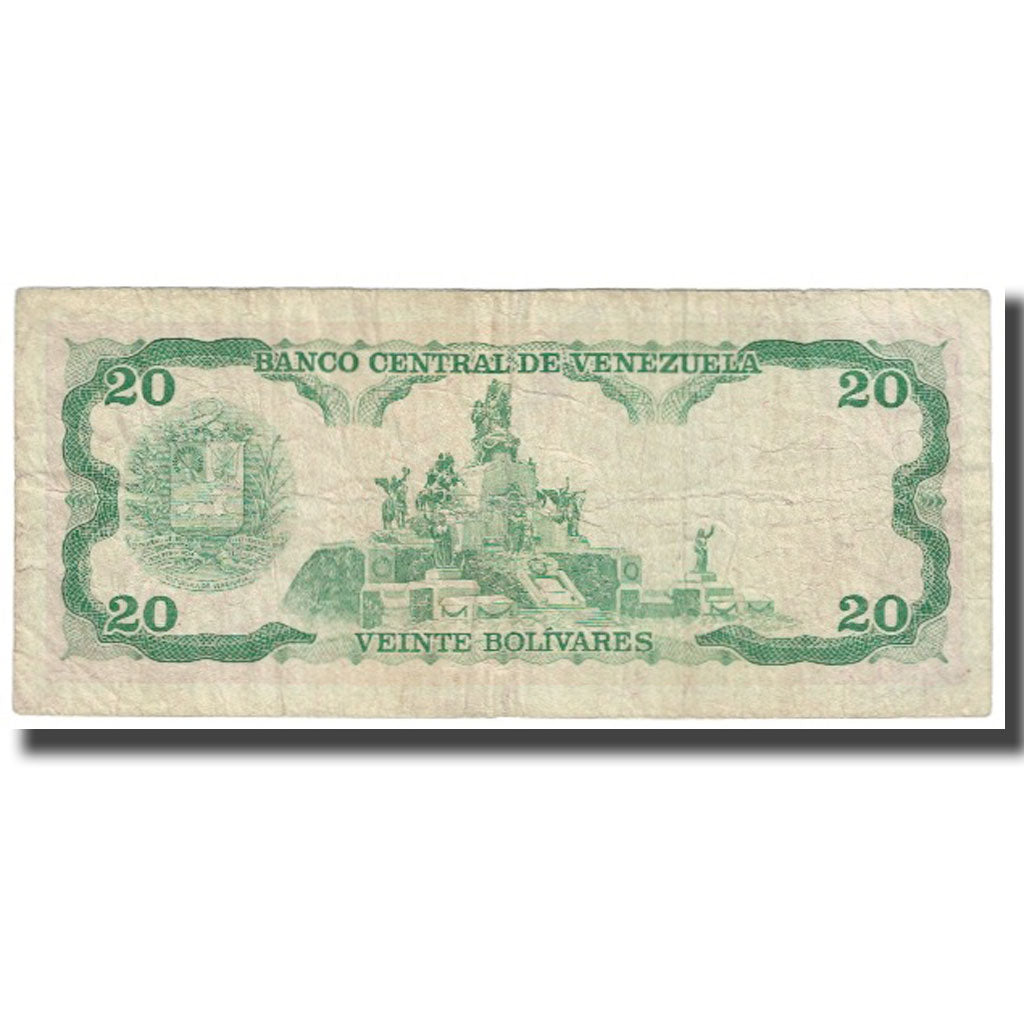 Banknote, Venezuela, 20 Bolivares, 1995, 1995-06-05, KM:64a, EF(40-45)