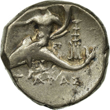 Munten, Calabrië, Taranto (272-235 BC), Taras, son of Poseidon, Didrachm