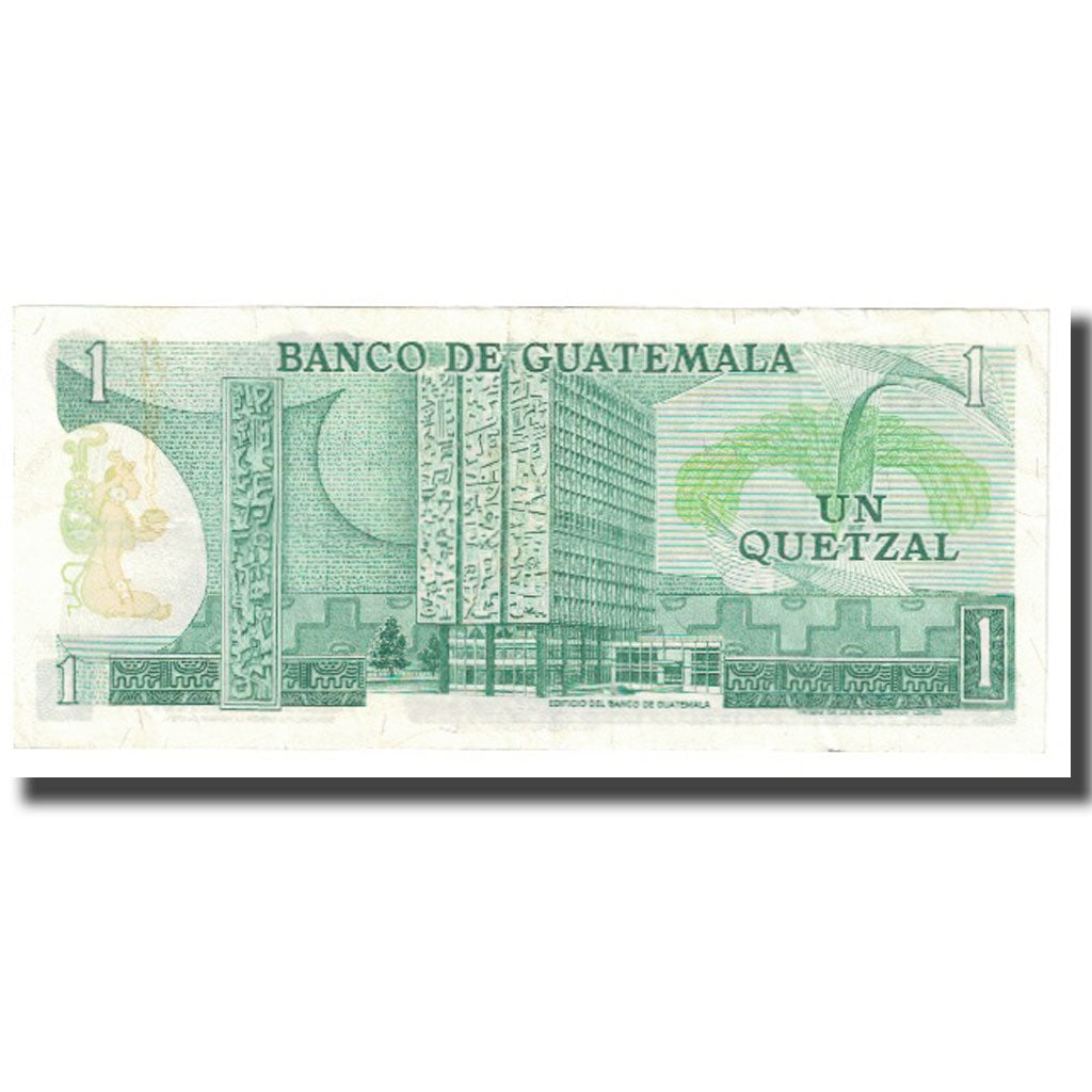 Banknote, Guatemala, 1 Quetzal, 1980, 1980-01-02, KM:59c, AU(55-58)