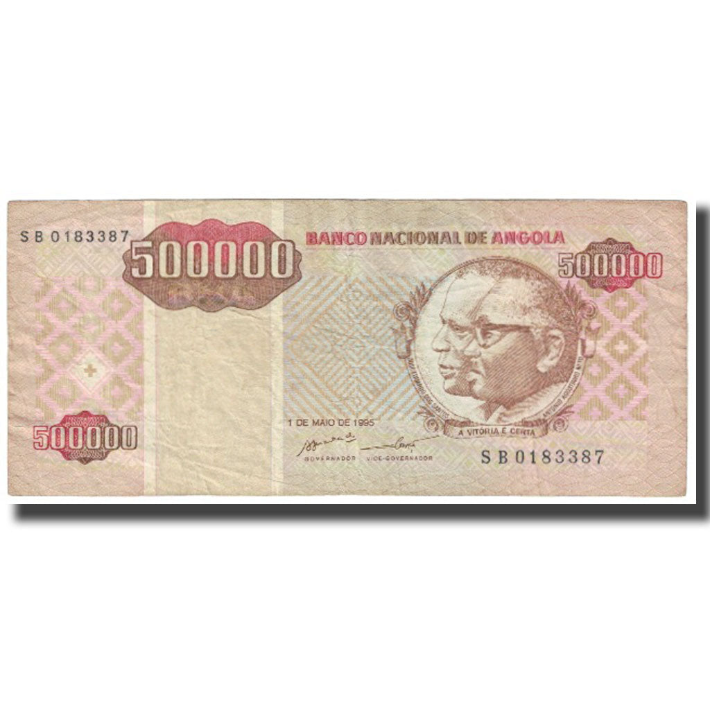 Banknote, Angola, 500,000 Kwanzas, 1995, 1995-05-01, KM:134, EF(40-45)