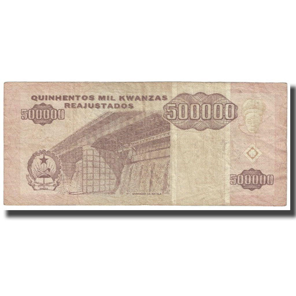 Banknote, Angola, 500,000 Kwanzas, 1995, 1995-05-01, KM:134, EF(40-45)