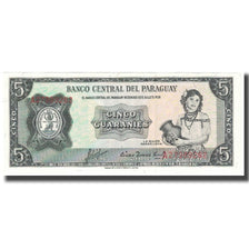 Banknote, Paraguay, 5 Guaranies, KM:195a, UNC(65-70)