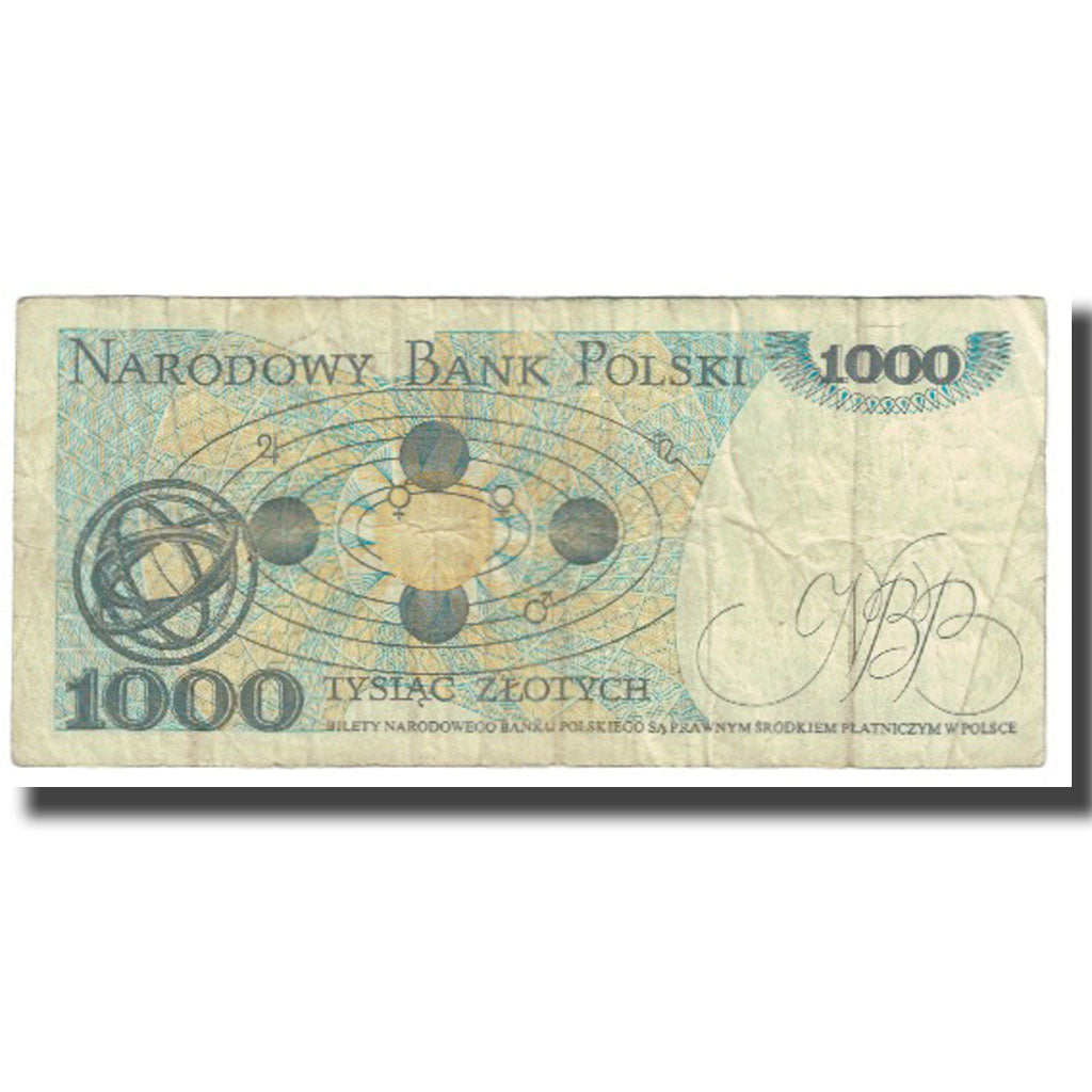 Banknote, Poland, 1000 Zlotych, 1982, 1982-06-01, KM:146b, VF(20-25)