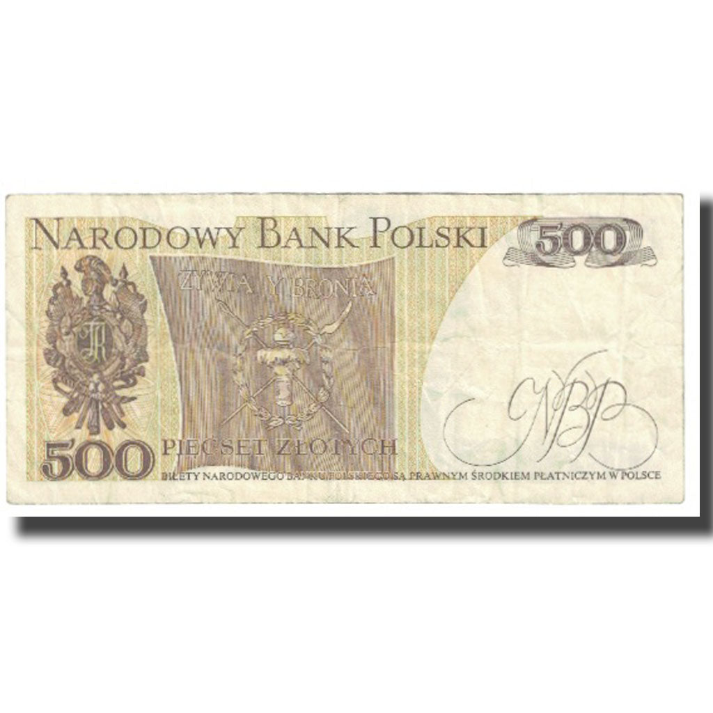 Banconote, Polonia, 500 Zlotych, 1982, 1982-06-01, KM:145b, MB
