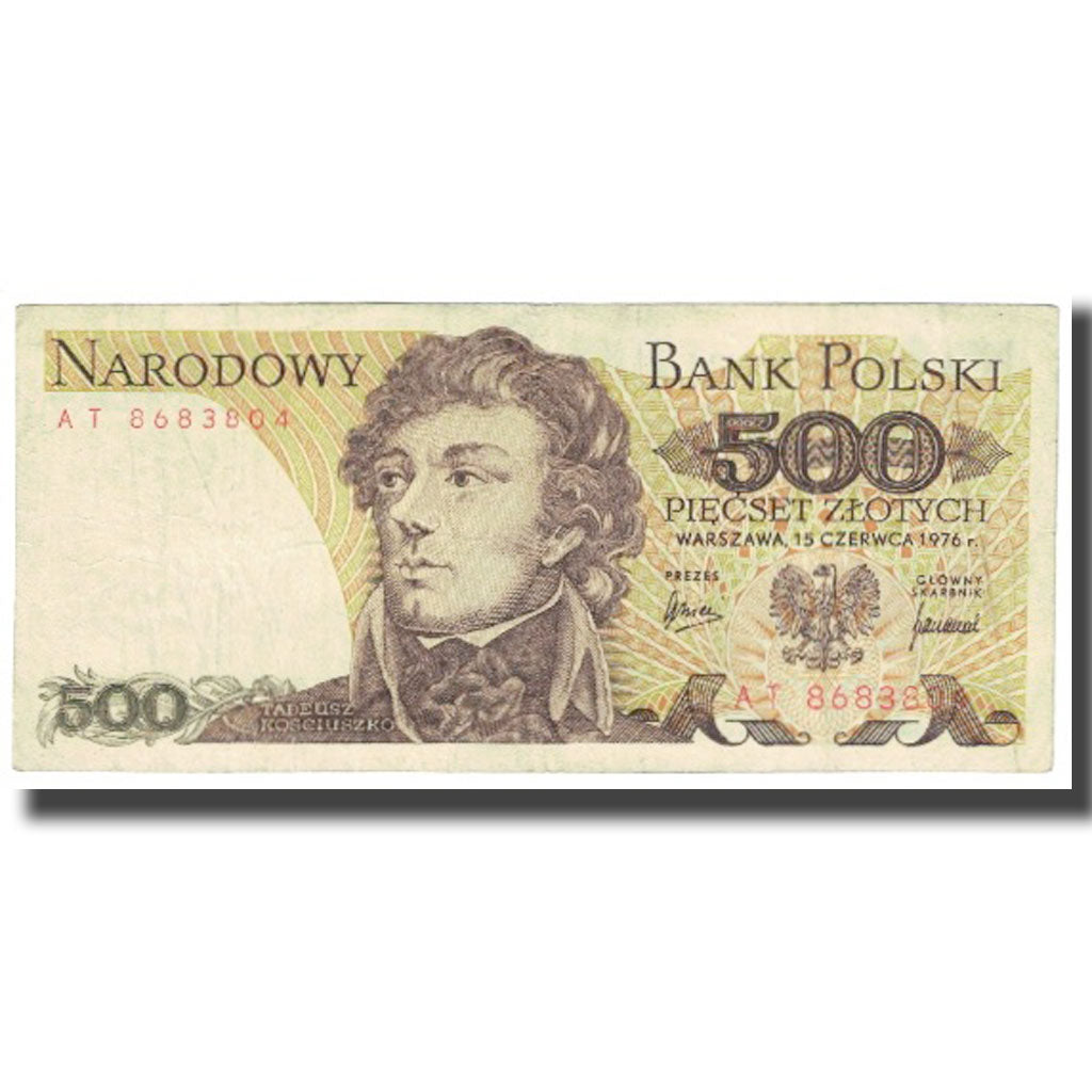 Banknote, Poland, 500 Zlotych, 1976, 1976-11-15, KM:145b, VF(20-25)