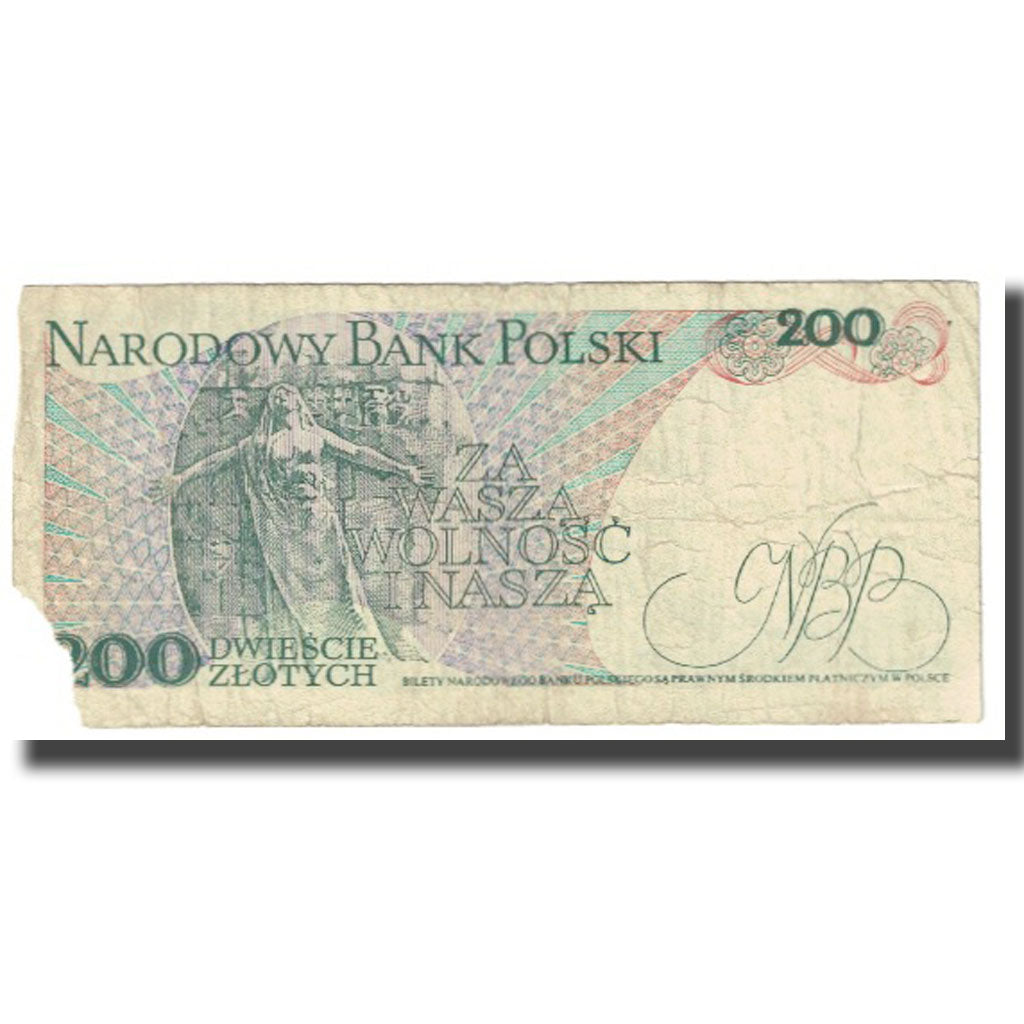 Banknote, Poland, 200 Zlotych, 1982, 1982-06-01, KM:144a, AG(1-3)