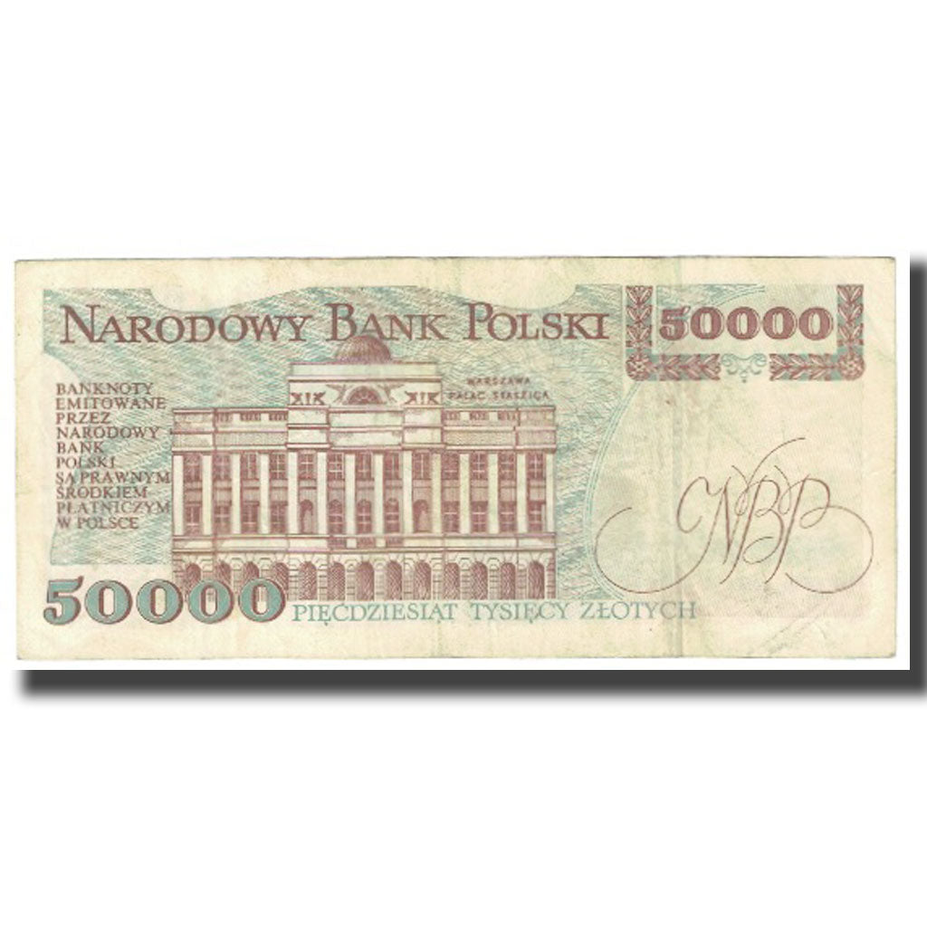 Banknote, Poland, 50,000 Zlotych, 1993, 1993-11-16, KM:159a, VF(20-25)