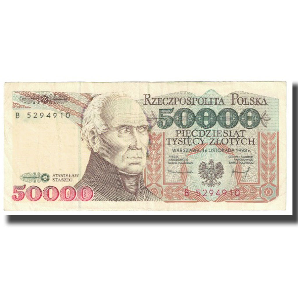 Banknote, Poland, 50,000 Zlotych, 1993, 1993-11-16, KM:159a, EF(40-45)