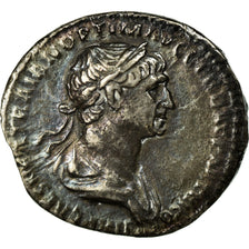 Moneta, Trajan, Denarius, BB+, Argento, Cohen:278