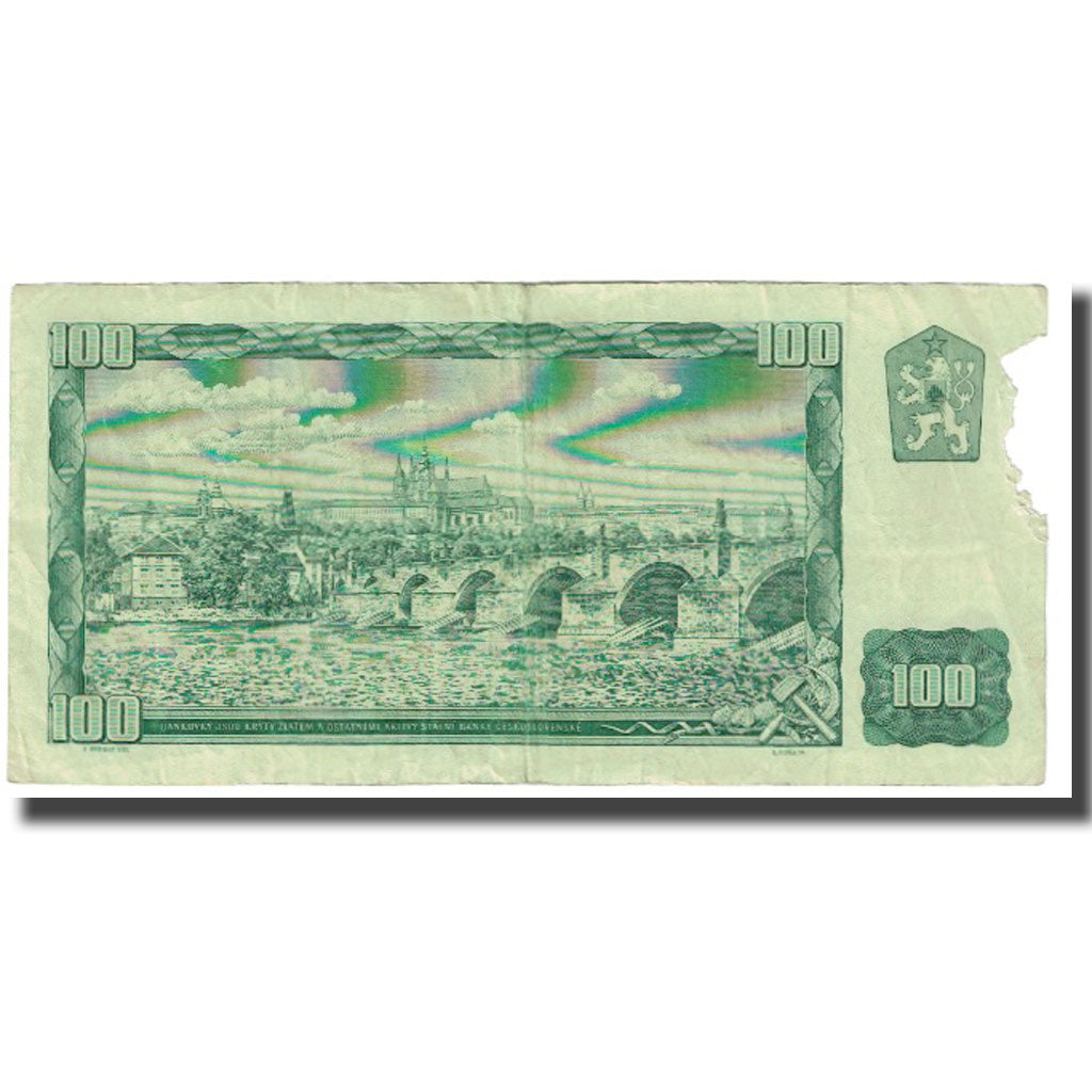 Banknote, Czechoslovakia, 100 Korun, 1961, KM:91c, G(4-6)