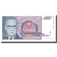 Banknote, Yugoslavia, 5000 Dinara, 1991, KM:111, AU(55-58)