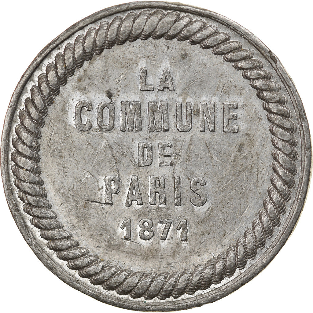 Frankreich, Medaille, Troisième République, Commune de Paris, Banque de