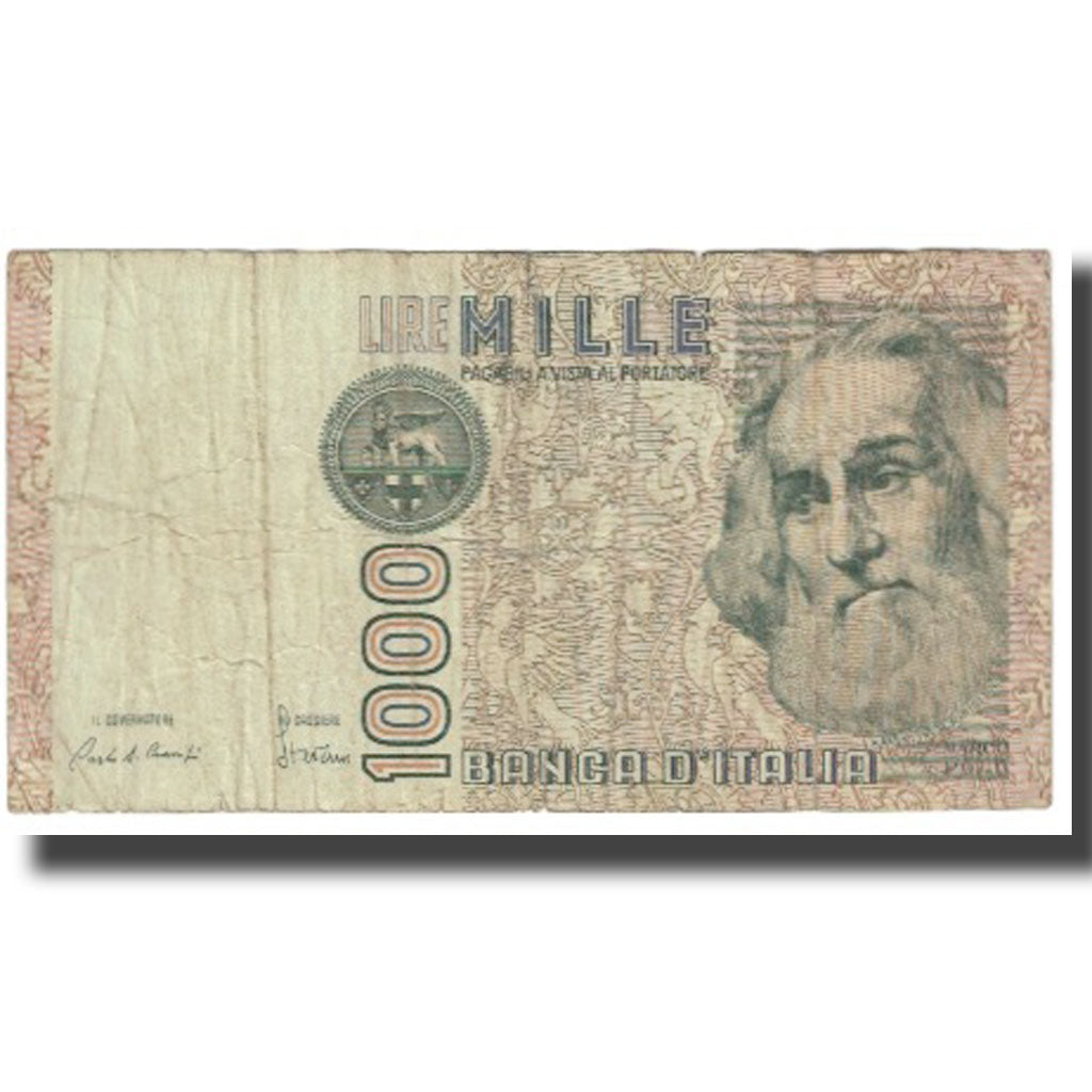 Biljet, Italië, 1000 Lire, 1982, 1982-01-06, KM:109a, TB+