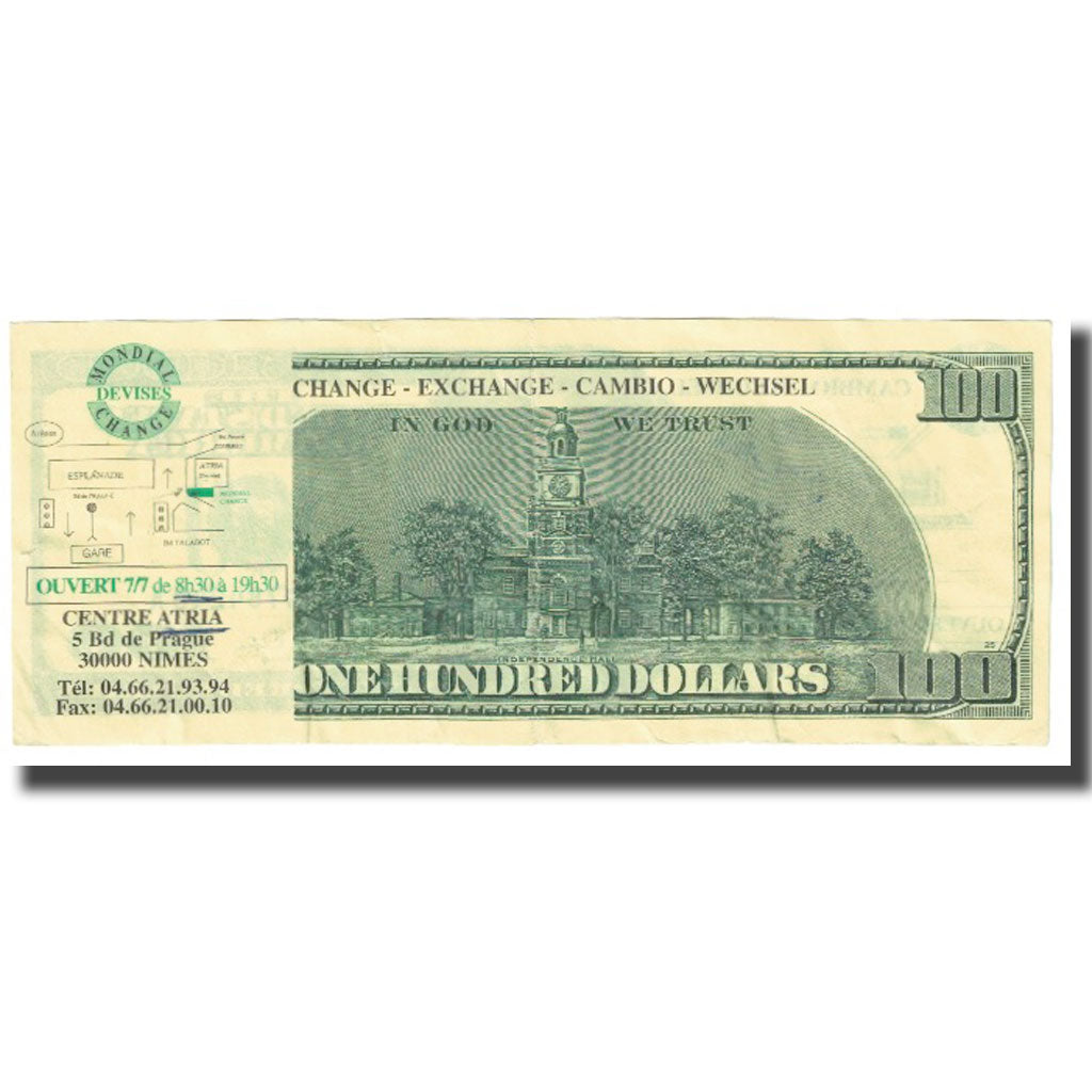 Banknote, United States, 100 Dollars, AU(55-58)