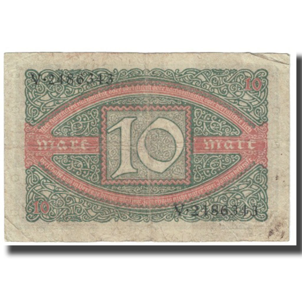 Banknote, Germany, 10 Mark, 1920, 1920-02-06, KM:67b, EF(40-45)