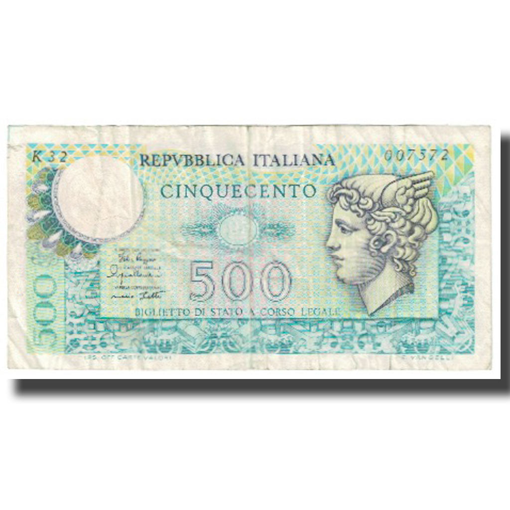 Geldschein, Italien, 500 Lire, 1976, 1976-12-20, KM:95, SS