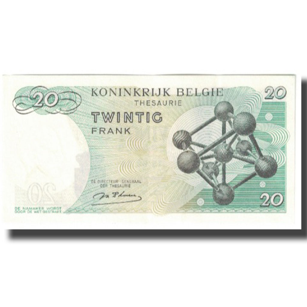 Banknote, Belgium, 20 Francs, 1964, 1964-06-15, KM:138, UNC(65-70)