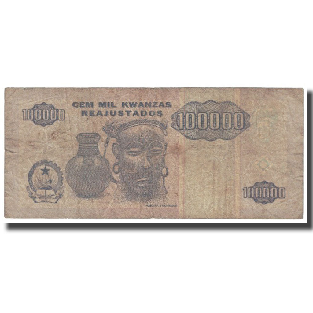 Billet, Angola, 10,000 Kwanzas Reajustados, 1995, 1995-05-01, KM:137, TB
