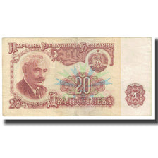 Banknote, Bulgaria, 20 Leva, 1944, KM:97a, VF(20-25)
