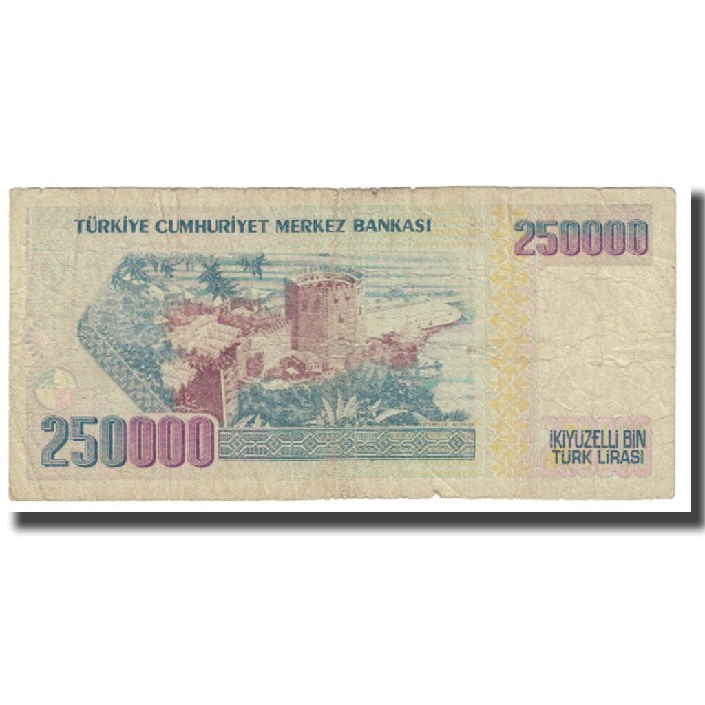 Geldschein, Türkei, 250,000 Lira, 1970, 1970-10-14, KM:211, SGE