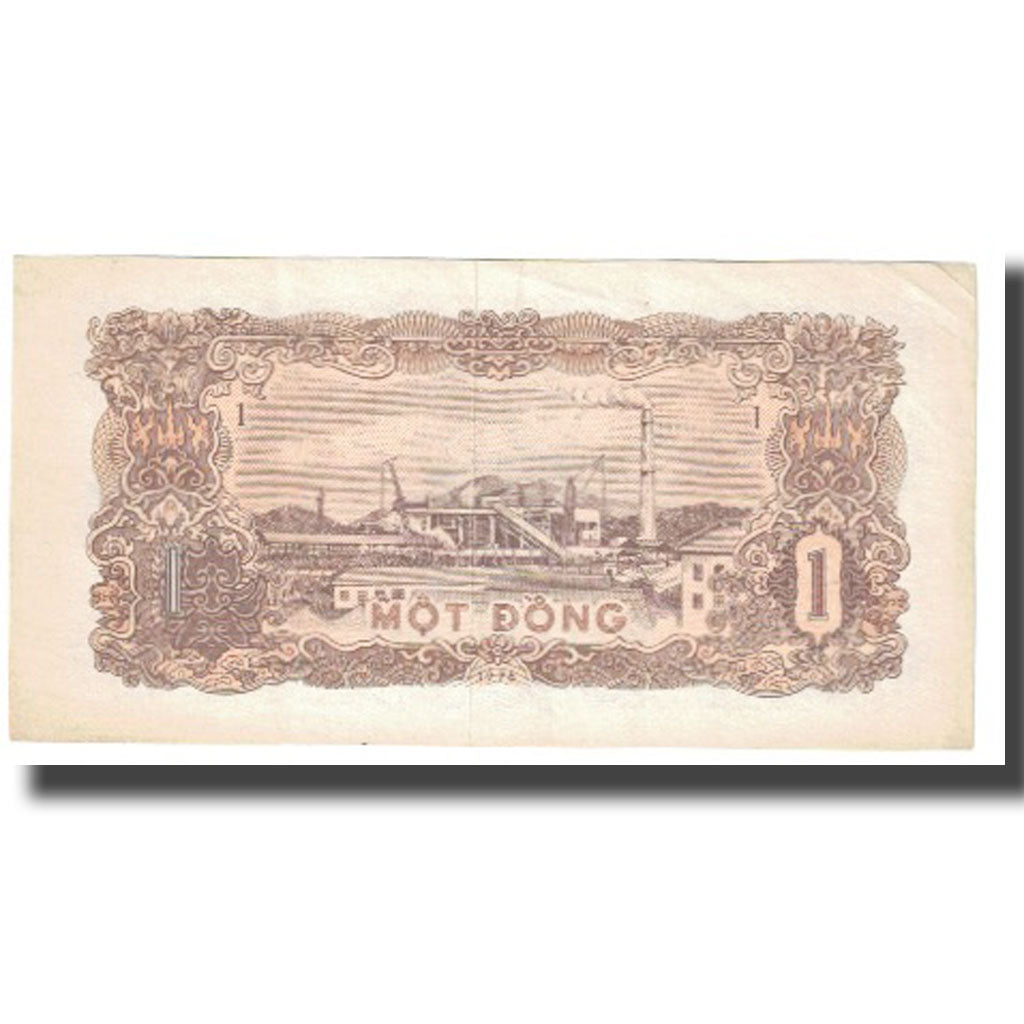 Banknote, Vietnam, 1 D<ox>ng, KM:80a, EF(40-45)