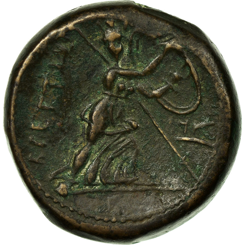 Monnaie, Bruttium, Brutti (211-208 AV JC), Heracles, Didrachme, Kroton, TTB+