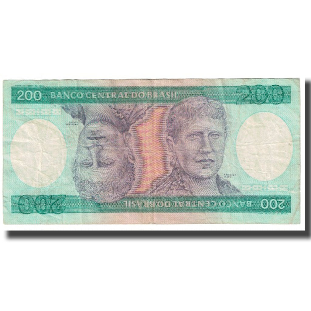 Banconote, Brasile, 200 Cruzeiros, KM:199a, BB
