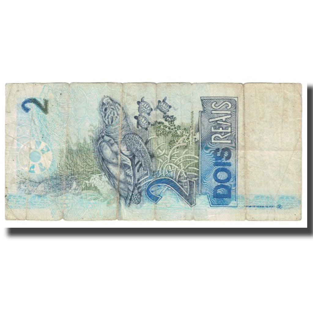 Banconote, Brasile, 2 Reais, KM:249a, D+