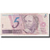 Banknot, Brazylia, 5 Reais, KM:244Aa, EF(40-45)