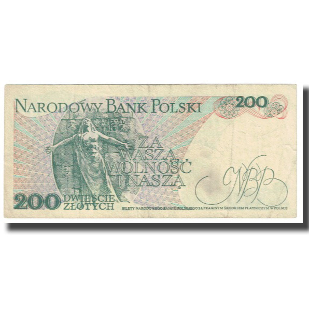Billete, 200 Zlotych, 1986, Polonia, 1986-06-01, KM:144c, BC
