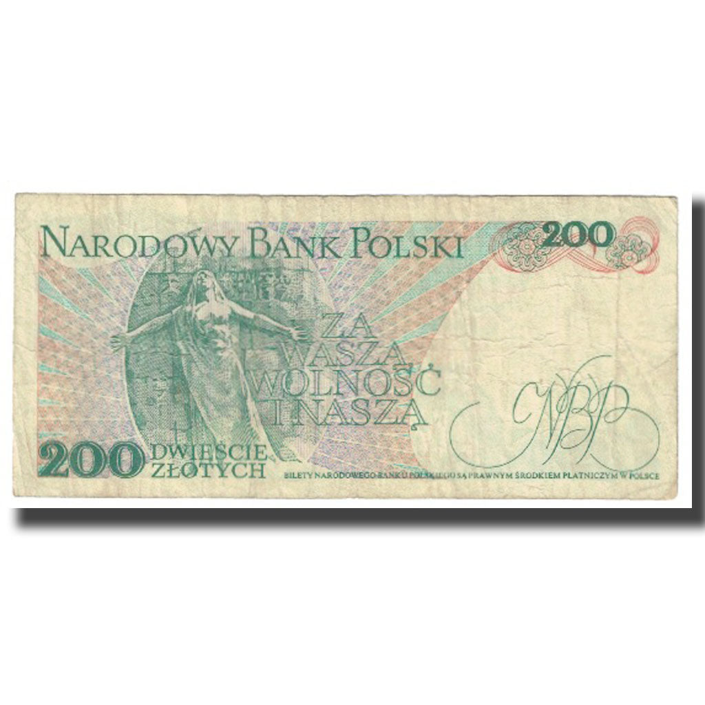 Banconote, Polonia, 200 Zlotych, 1986, 1986-06-01, KM:144c, B+
