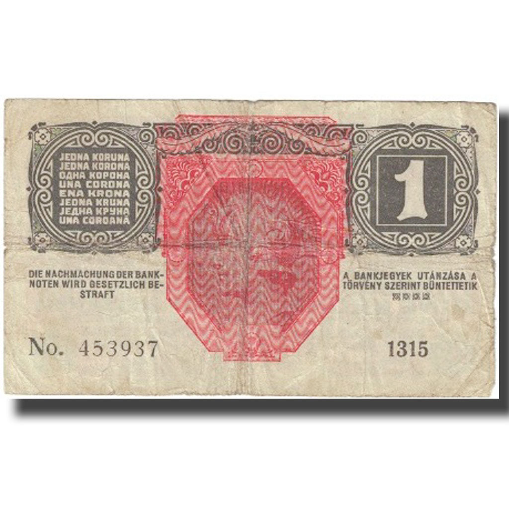 Billet, Autriche, 1 Krone, 1916, 1916-12-01, KM:20, TB