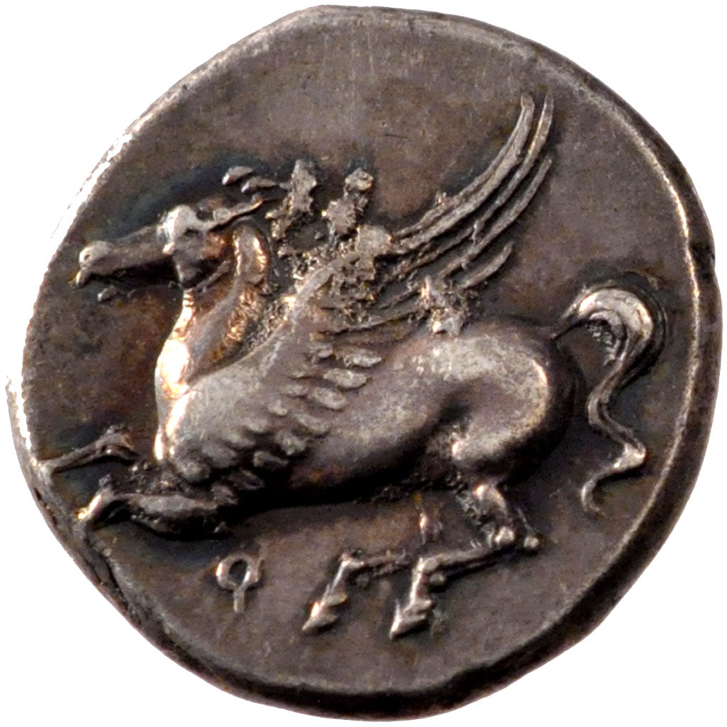 Corinthia, Corinth, Stater, Corinth, AU(50-53), Silver, BMC #380, 8.50