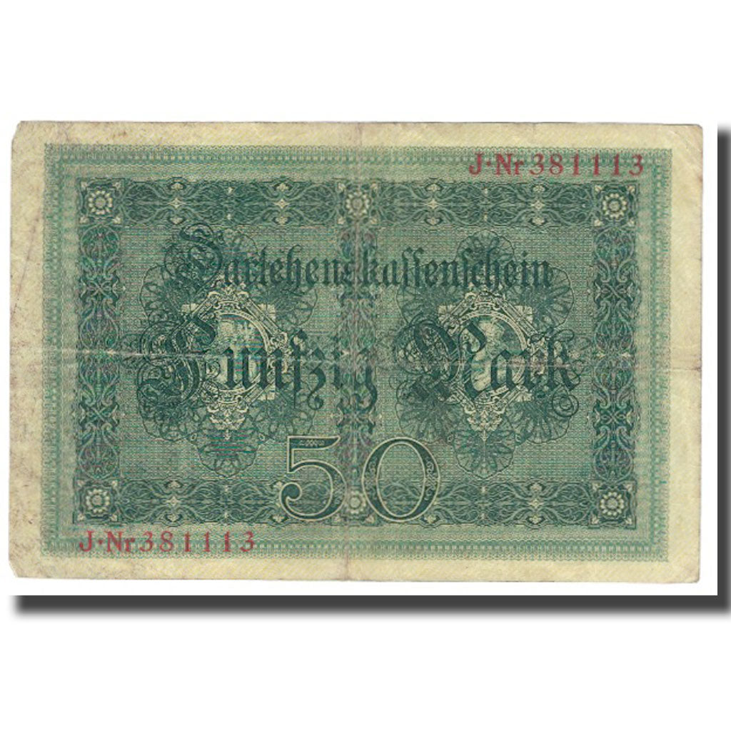 Banknote, Germany, 50 Mark, 1914, 1914-08-05, KM:49a, EF(40-45)