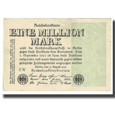 Banknote, Germany, 1 Million Mark, 1923, 1923-08-09, KM:102a, AU(55-58)