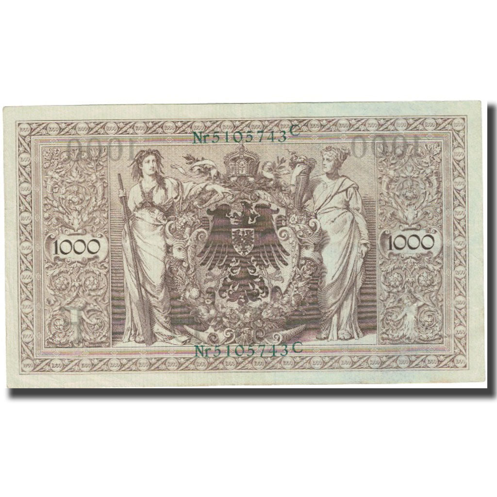 Banknote, Germany, 1000 Mark, 1910, 1910-04-21, KM:45a, AU(50-53)