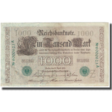 Banknote, Germany, 1000 Mark, 1910, 1910-04-21, KM:45a, AU(50-53)