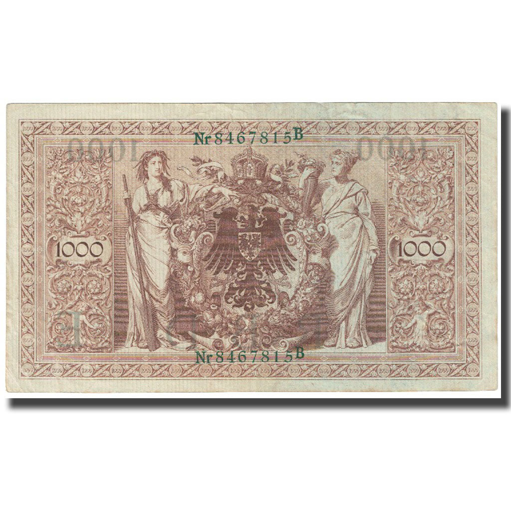 Banknote, Germany, 1000 Mark, 1910, 1910-04-21, KM:45a, AU(50-53)