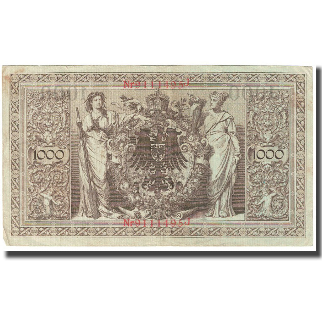 Billet, Allemagne, 1000 Mark, 1910, 1910-04-21, KM:44a, TTB