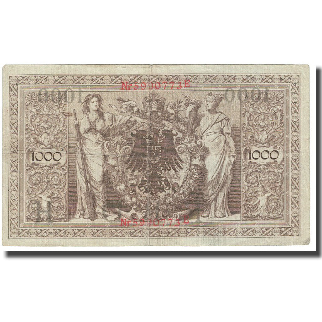 Banknote, Germany, 1000 Mark, 1910, 1910-04-21, KM:44a, EF(40-45)