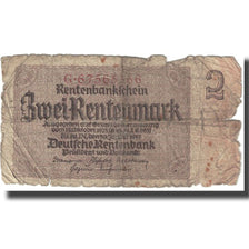 Banknote, Germany, 2 Rentenmark, 1937, 1937-01-30, KM:174b, AG(1-3)