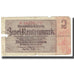 Banknot, Niemcy, 2 Rentenmark, 1937, 1937-01-30, KM:174b, VG(8-10)