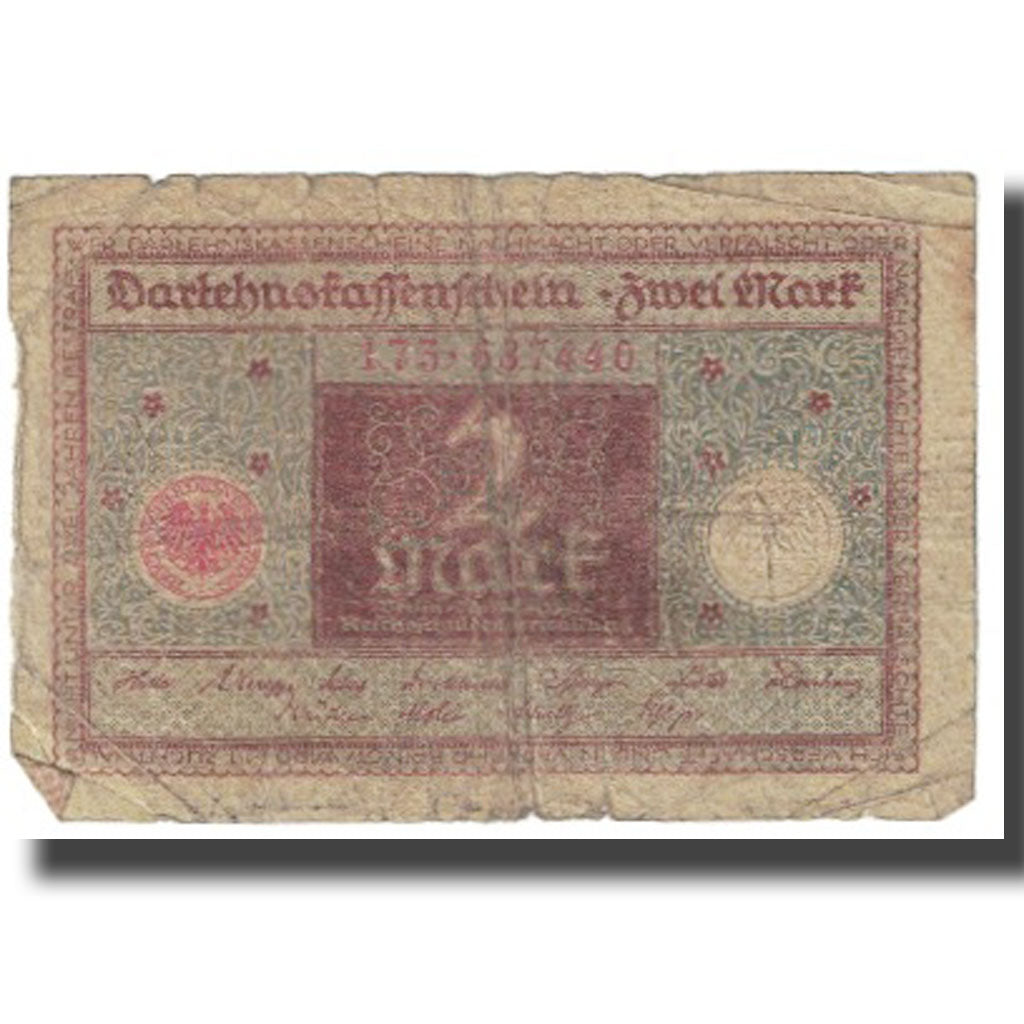 Banknote, Germany, 2 Mark, 1920, KM:59, VG(8-10)