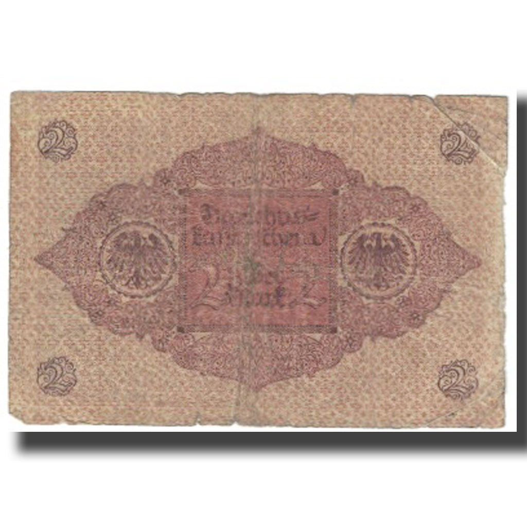 Banknote, Germany, 2 Mark, 1920, KM:59, VG(8-10)